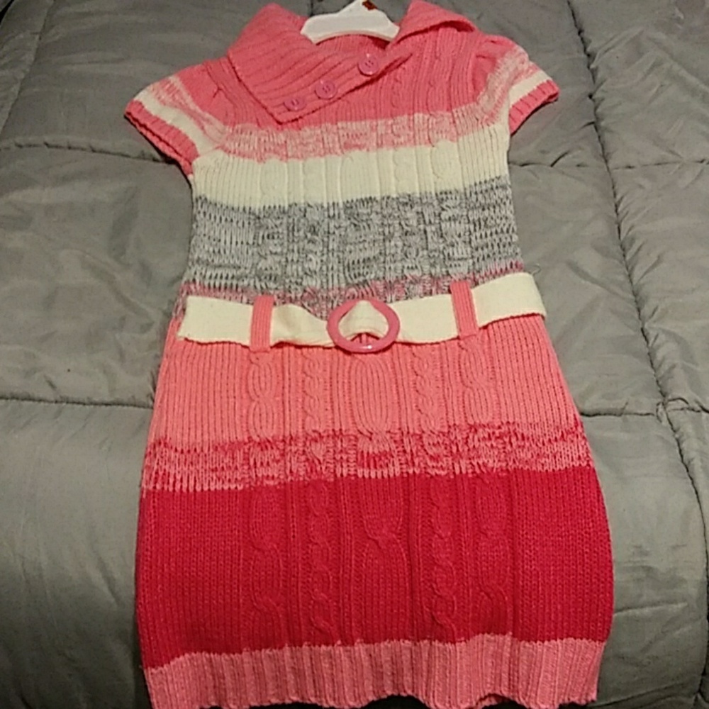 Girls sweater dress